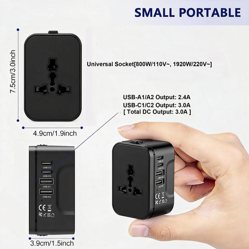 5-In-1 Universal Travel Adapter