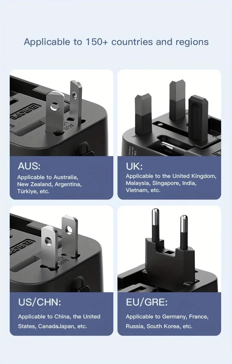 5-In-1 Universal Travel Adapter